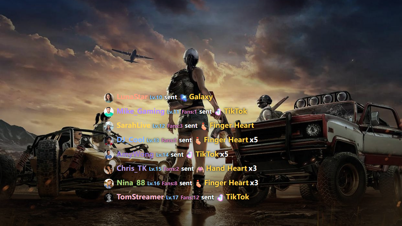 Gift Feed overlay cover